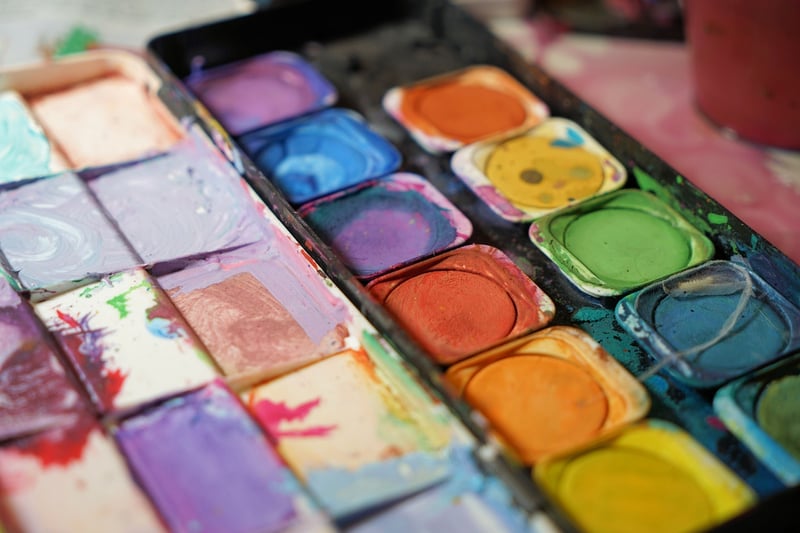 Colorful Mixed Media Art